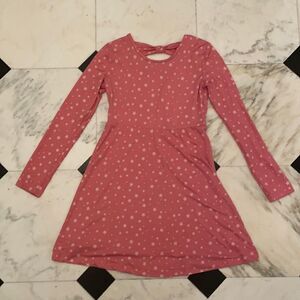 Sweet Butterfly Pink and White Star Dress
